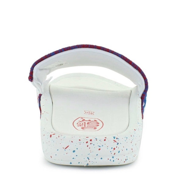 NWT Hey Dude Peggy Flag Slide Sandals Women's Size 7 NEW - Picture 10 of 16